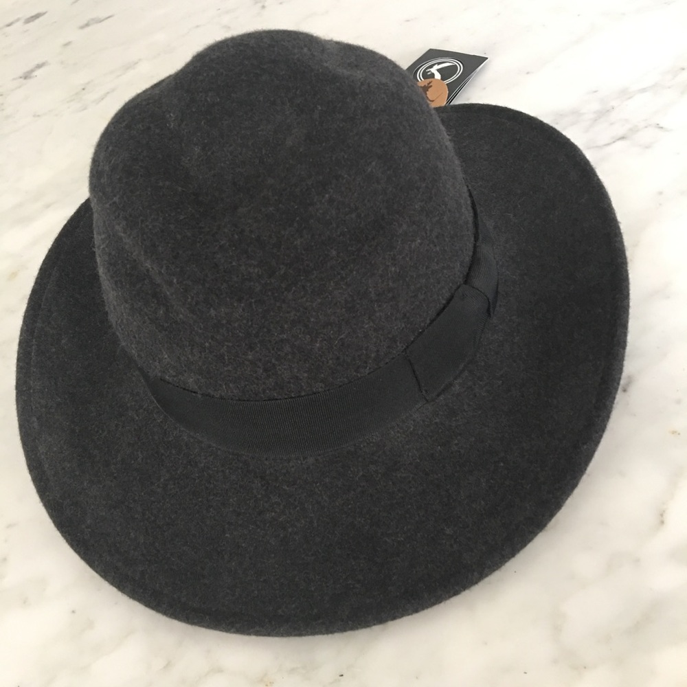 Grey wool hat